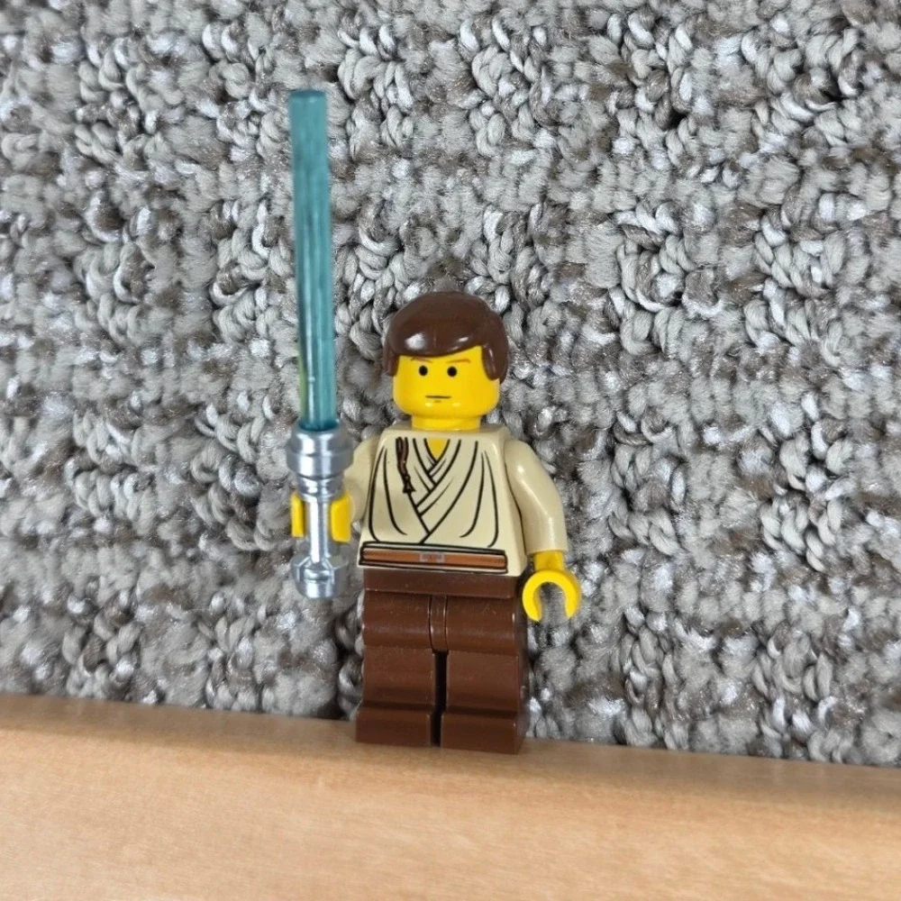 Lego Star Wars Minifigure Obi-Wan Kenobi 7203 sw0069‎ Padawan Braid
